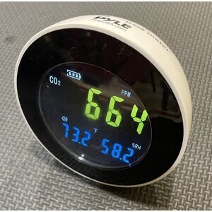 Pyle PCO2MT05 Smart Indoor Air Quality Monitor - Digital Hygrometer Thermometer